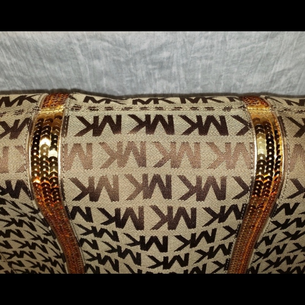 NWOT Gold & Brown Michael Kors Jet Set! ✨ - Picture 4 of 4